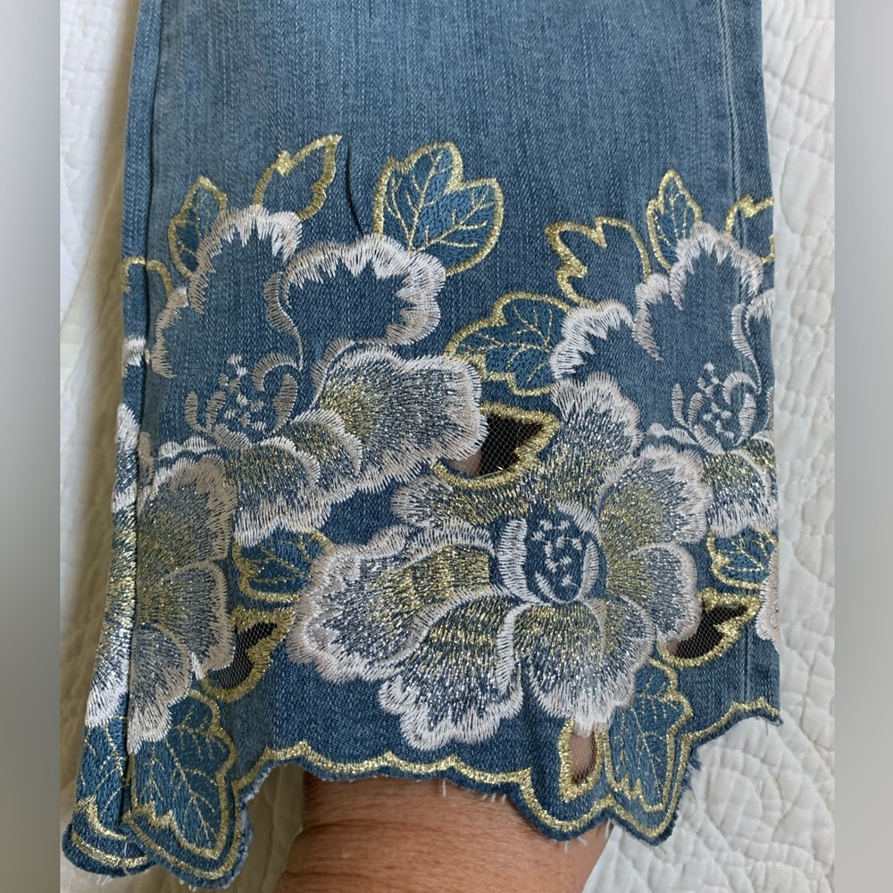 Pilcro and the Letterpress high rise bootcut embellished jeans - Picture 4 of 4